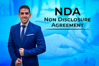 write your non disclosure agreement nda or non compete
