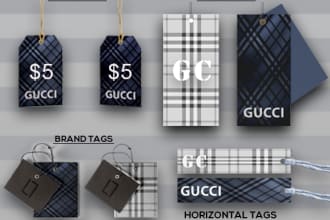 design custom clothing hang tags and labels, price tags