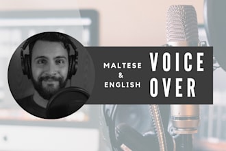 record professional quality maltese voice over