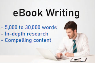 be your ebook writer, editor and ghostwriter