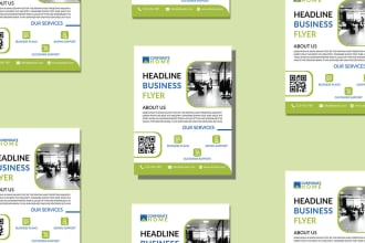 design modern corporate flyer