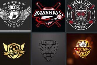 design awesome basketball,football, baseball, and other sports logo