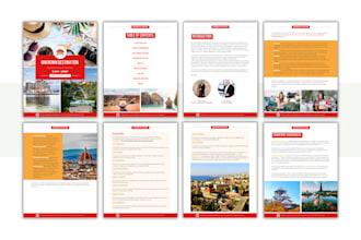 design lead magnet, ebook, workbook and pdfs