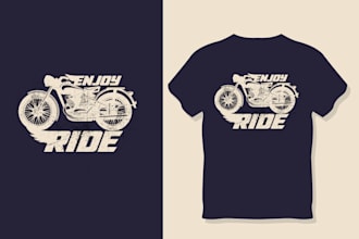 do design unique t shirt for your business or website etc