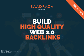 build high quality web 2 0 backlinks for you