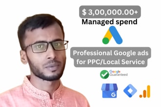 setup and manage google ads ppc or local service ads campaign