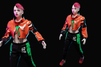 3d game character ready for use