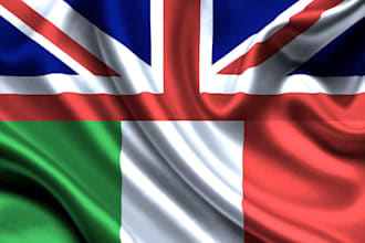 translate any english or italian content