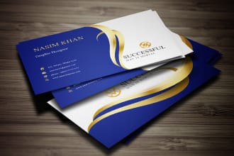 design editable business cards, logo and letterhead with you