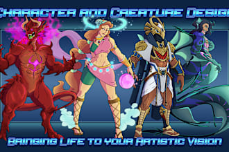 design or redesign characters and creatures