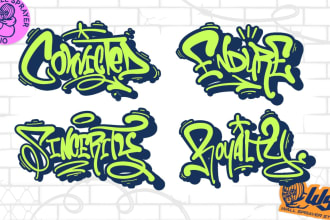 make handstyle graffiti tagging
