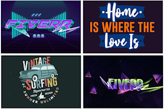 design unique typography lettering logo in less than 24 hours