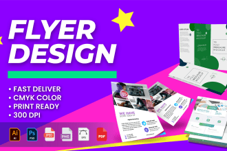design you business flyer, brochure and booklet