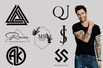 design luxury fashion brand, clothing, streetwear logo and initial monogram