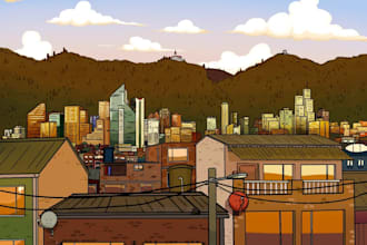 backgrounds and scenes for your comic series or book