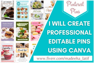 create professional editable pins using canva