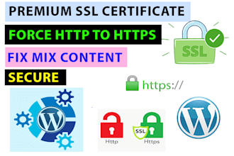 install SSL premium certificate on your website, server