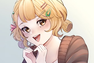 draw anime profile picture illustration for you