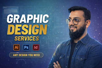 do any graphic design work photoshop or vector artwork