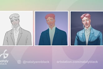 draw a portrait of a character