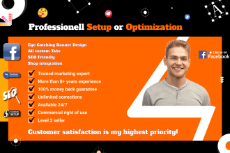 create and optimise any facebook business page