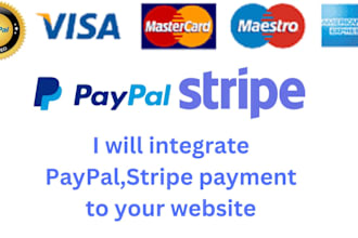 integrate stripe, paypal or any payment gateway  in shopify and wordpress