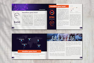 create a detailed, fully designed market research