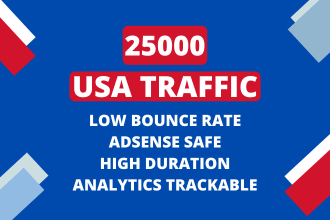 drive USA targeted unique human traffic from social media