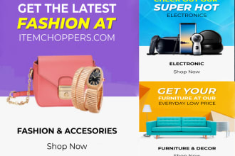 design banner, ads, image ads for your website