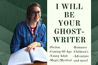 be your fiction young adult ghostwriter