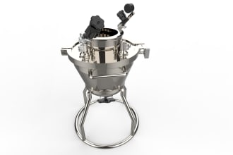 make a 3d premium model for the manufacturing process