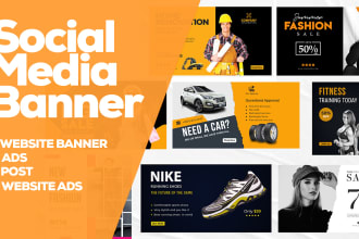 design website banner and header
