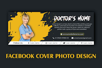 do your facebook cover photo banner design