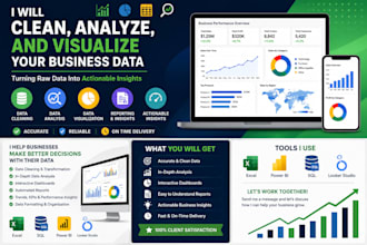 clean, analyze and visualize your business data