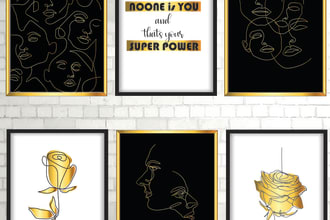 motivational or creative canvas wall art