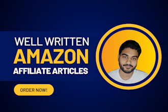 write engaging amazon affiliate articles, or buyer guides