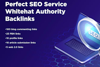 provide perfect SEO service whitehat authority backlinks