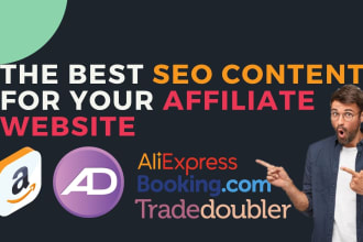 the best SEO content for your amazon affiliate website