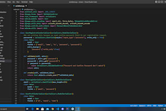 do django, flask and python projects for you