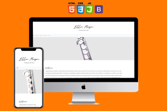 develop a personal, portfolio or custom website for you