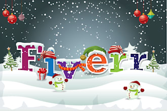 design awesome christmas logo and banner makeover