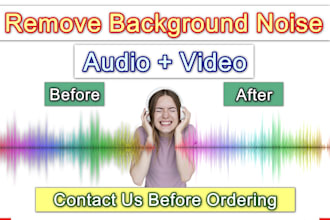 remove background noise, noise reduction from audio or video