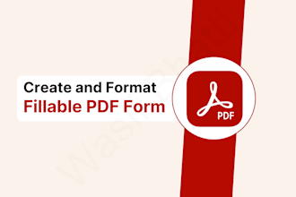 create, format, design and fix fillable PDF form