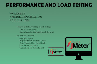 do performance and load testing with jmeter