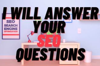 answer all the SEO questions you have