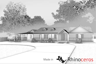 make 3d modeling in rhino 3d, rhinoceros professionally