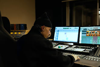 deliver a studio quality mix and master