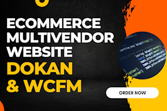 design and develop ecommerce multivendor website on wordpress