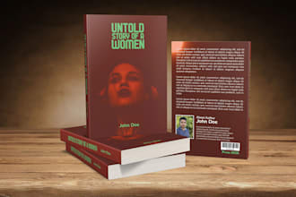 design book cover and fix book cover issues for KDP, ingramspark