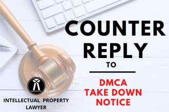 draft counter reply against false dmca takedown notice